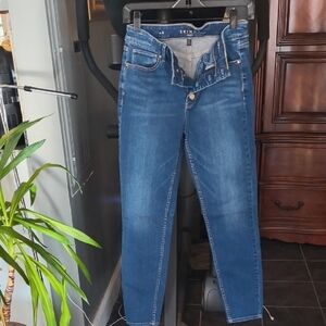 White House Black Market Dark Blue Skinny Jeans